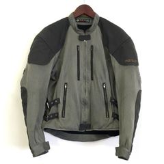 PAIR SLOPE メッシュジャケット ライディング メンズ Lサイズ グレー オートバイ バイカー バイク用品 ペアスロープ ◇TA2615