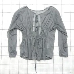 ◇ ⊃ CIAOPANIC TYPY ﾁｬｵﾊﾟﾆｯｸﾃｨﾋﾟｰ カジュアル系 長袖 ドロストチュールカーディガン サイズOne グレー系 レディース E  【1508200029306】