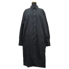 美品 NOT CONVENTIONAL ノットコンベンショナル ロング シャツ ワンピース カットソー 長袖 サイズＦ 黒 ブラック メンズ レディース 古着 中古 NOT CONVENTIONAL - 美品 NOT CONVENTIONAL ノット