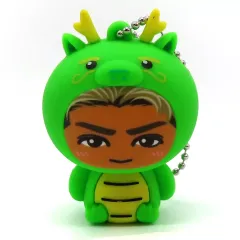 【中古】キーホルダー LIKIYA(THE RAMPAGE) NEW YEAR 2024 着ぐるみキーホルダー ノーマル(緑色着ぐるみ) EXILE TRIBE STATION限定