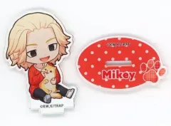 【中古】アクリルスタンド・アクリルパネル 佐野万次郎 「東京リベンジャーズ Collaboration Cafe 第三弾 in SMILE BASE CAFE ランダムアクリルミニスタンド Pair Animal」