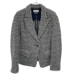 ISABEL MARANT ETOILE イザベルマラン エトワール ハウンドトゥーステーラードジャケット 78-07-73-07006 ブラック×ホワイト 34のサムネイル