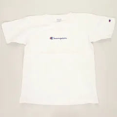 Champion チャンピオン C3-M304 刺繍ロゴTシャツ 刺繍ロゴ ショートスリーブTシャツ メンズTシャツ ホワイト ユーズド USED チャンピオン 半袖Tシャツ メンズ半袖Tシャツ メンズファッション メンズトップス メンズT ユーズド USED