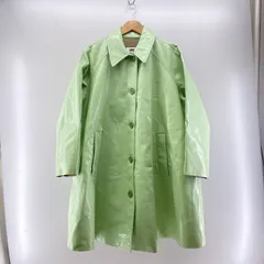 【中古】MM6 MAISON MARGIELA フェイクレザーコート グリーン 38 メゾンマルジェラ エムエムシックス[24][240024520692]のサムネイル
