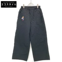 【美品】OLLEBOREBLA アルベロベロ　パンツ　リネン混　日本製 ネイビー 美品】OLLEBOREBLA アルベロベロ パンツ リネン混 日本製 ネイビー