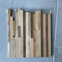 イエノLabo.工作シリーズ 寄木詰合せセット 木製 (DIY 自由 詰合せ 工作 木材 端材)