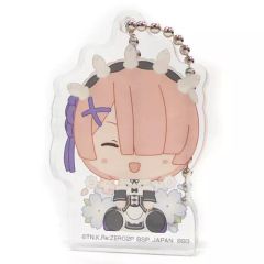 【中古】雑貨 ラム/目閉じ ちょこのっこアクリッツキーホルダー 「一番くじ Re：ゼロから始める異世界生活-あなたに、精霊の祝福がありますように-」 F賞