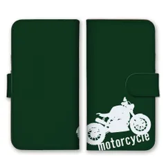 iPhone14ProMax ケース 手帳型 アイフォン14 プロマックス スマホケース 携帯ケース バイク オートバイ シルエット アメリカン カジュアル かっこいい カッコイイ おしゃれ シンプル カラー03