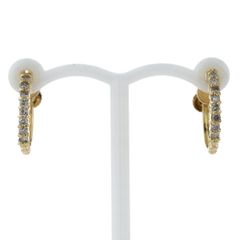 K18YG イエローゴールド ネックレストップ ダイヤモンド0.009ct