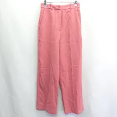 ◇ Θ ZARA ザラ ストレートパンツ サイズXS レッド レディース E  【1410100045112】