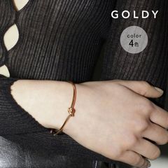【即納】スリム ノット ブレスレット GOLDY ゴールディ 4240302 goldy アクセサリー レディース 女性 パール  シルバー ゴールド 腕輪 goldy ブレスレット ゴールディ ブレスレット ゴールディ アクセサリー 新品 未使用 正規品