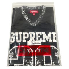 SUPREME シュプリーム Bandana Football Jersey バンダナ フットボール シャツ ブラック サイズL 正規品 / 45050