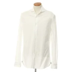【中古】ラルディーニ LARDINI コットン ホリゾンタルカラー カジュアルシャツ ホワイト【サイズM】【メンズ】のサムネイル
