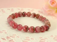 インカローズ ブレスレット 8mm パワーストーン ブレスレット レディース 天然石 数珠 アクセサリー レディースブレスレット
