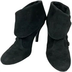 【美品】アッシュ (23.5) ブーティ ショートブーツ ヒール スウェード