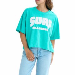 2025春夏 新品【BILLABONG/ビラボン】SURF WIDE LOOSE CROPPED TEE Tシャツ SGN レディースM BF01C204
