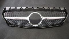 在庫処分品 ベンツ CLAクラス W117/C117/X117 前期 ダイアモンドグリル シルバーフィン 商品番号4214