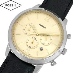 FOSSIL フォッシル 新品・アウトレット 腕時計 NEUTRA ノイトラ FS5885 メンズ クォーツ 革ベルト クリーム文字盤 ブラックレザー 並行輸入品 送料無料