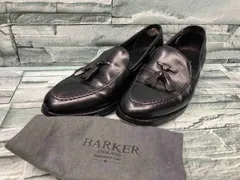 バーカーブラック BARKER BLACK コンビローファー 美品 2025年最新】barker ローファーの人気アイテム - メルカリ