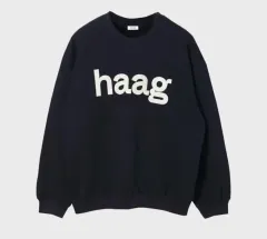 haag ネイビー スウェット　ヘイグ haag スウェット ネイビー haag(ヘイグ) スウェット・トレーナー