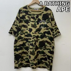 A BATHING APE エイプ カモフラ Tシャツ アベイシング エイプ 半袖 Tシャツ 001CSI301022M サイズS