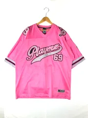 USA製 playerz 69 ナイロン 上下 セットアップ B系 hiphop PLAYERZ 69 - playerz69 ベースボールシャツ L スウェット 刺繍