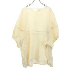 URBAN RESEARCH DOORS アーバンリサーチドアーズ 半袖 チュニック M ホワイト レディース 古着