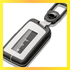 ★送料無料★ホワイト [PELKERDR] レクサス LEXUS キーケース RX RC IS GS NX LX 専用 組み立て式 亜鉛 金属製 スマート キーケース キーホルダー キーカバー (ホワイト)