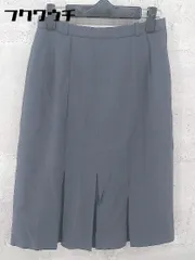◇ Leilian レリアン ロング プリーツ スカート サイズ11 グレー レディース 【中古】 【1002800335572】