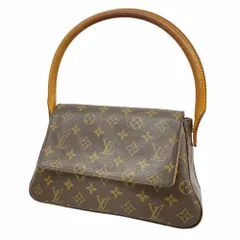 ルイヴィトン モノグラム ルーピングGMバッグ Bランク lv9945vd LOUIS VUITTON◇ルーピングGM_モノグラム・キャンバス_BRW/PVC