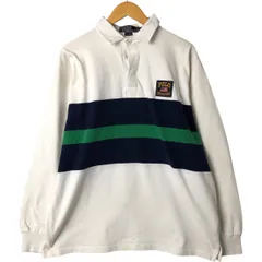 古着 ラルフローレン Ralph Lauren POLO by Ralph Lauren 長袖 ラガーシャツ メンズL相当/eaa547930