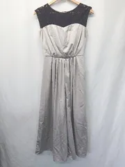 ◇ Θ Lusso vita ルッソヴィータ nano universe ノースリーブ オールインワン サイズ38 グレー レディース E  【1507010015264】