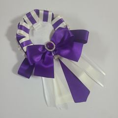 痛ロゼット パープル×オフホワイト
