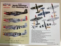ライフライクデカール LD48048 ノースアメリカン  P-51 マスタング パート4 1/48デカール