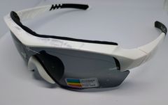 スポーツサングラス 【送料無料】 付け替えレンズ3枚セット 偏光レンズ カラーレンズ 透明レンズ サイクルメガネ サイクリングサングラス ゴーグル グラス 自転車 ジョギング UVカット 紫外線カット 目の保護に スマート ハーフフレーム 自転車サングラス