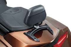 KURYAKYN オートバイアクセサリー:オムニ助手席背もたれパッド 2018-2023 ホンダゴールドウィングオートバイ用 ブラック 丨 6773