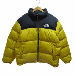 ザノースフェイス THE NORTH FACE 1996 レトロヌプシジャケット Retro Nuptse jacket ナイロン ダウンジャケット フーディ ロゴ 刺繍 NF0A3C8D 黄×黒 イエロー×ブラック XLサイズ