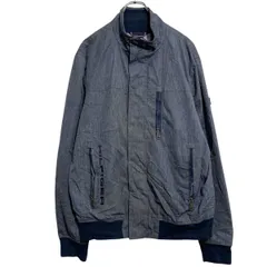 TOMMY HILFIGER ナイロンジャケット L グレー トミーヒルフィガー 防寒 古着卸 アメリカ仕入 a701-7523