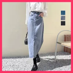 【スタッフおすすめ！】 デニムスカート スリット タイトスカート ペンシルスカート/Iラインスカート/おしゃれストリート レディース ハイウエスト レトロ ロン おすすめ おしゃれ　かわいい　人気 6YPMY-001
