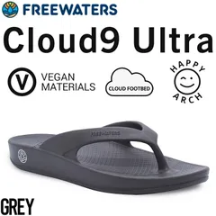 2024年モデル サンダル アウトドアサンダル リカバリーサンダル ビーチサンダル トングサンダル freewaters フリーウォータース Cloud9 Ultra Unisex UO-008 GRY 日本代理店正規品のサムネイル