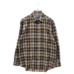 PENDLETON (ペンドルトン) ウールチェック長袖ウェスタンシャツ ブラウン/ブルーのサムネイル