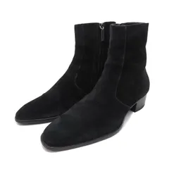 三越伊勢丹 | SAINT LAURENT/サンローラン_men通販 | クラシック ワイアット 40ジップブーツ(ブラック/レザー)【送料無料】【店頭受取可能】  | ISETAN MITSUKOSHI LUXURY