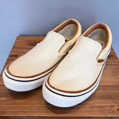 VANS バンズ SLIP ON スリッポン V98CL KURASHIKI 倉敷帆布 オフホワイト 白 26.5cm