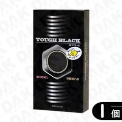 タフブラック 極厚 ゴクアツ コンドーム 12個入り（避妊具 ゴム スキン）のサムネイル