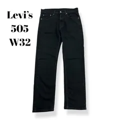 希少サイズ アメリカ製 リーバイス 505 ブラック Levis W32 L30 90s USA製 Levi'sリーバイス 505 ブラック デニムパンツ w32 L30