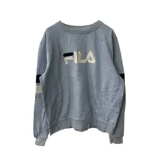 FILA ロゴスウェット トレーナー XL ライトブルー フィラ トップス 古着卸 アメリカ仕入 a708-5743