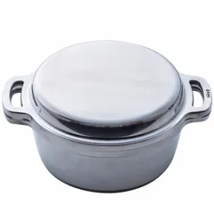 ムスイミニセットえあり　無水鍋　３点セット　鋳物厚手万能鍋　時短料理　日本製