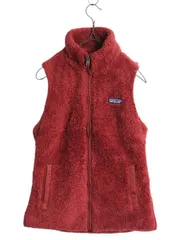 【お得なクーポン配布中!】 16年製 パタゴニア ロスガトス フリース ベスト レディース XS 古着 Patagonia 毛長 パイル ボア 重ね着 フルジップ アウトドア ハイネック