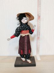 修復済み サクラビスク 箱入 大正〜昭和 アンティーク 23cm スリープ