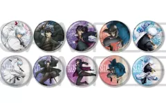 【中古】バッジ・ビンズ 全10種セット 「銀魂 きらきら缶バッジコレクション 戦闘ver.」